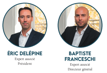 Eric Delépine et Baptiste Franceschi - Experts immobiliers et conseillers stratégique pour les entreprises